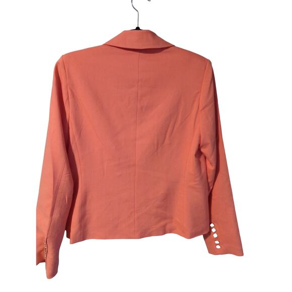 House of Harlow 1960 Living Coral Double Breasted Blazer size Small NWT - Picture 3 of 7